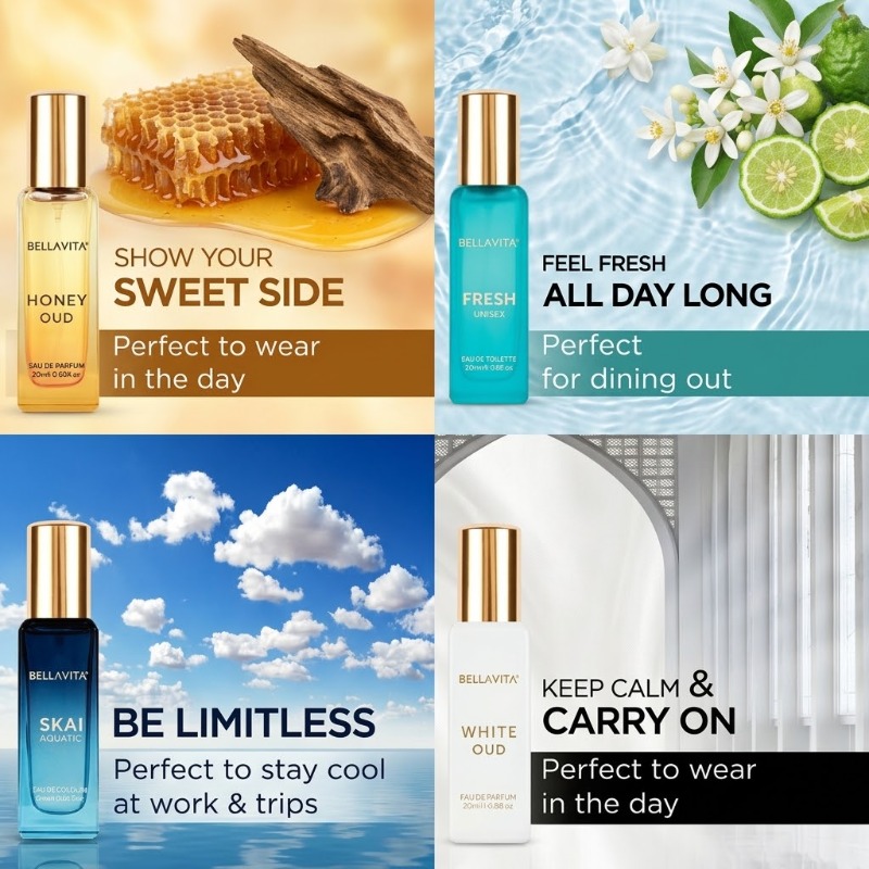 The Collection Perfume Fragrance - Set de Mini Perfumes Unisex 20MLx4,